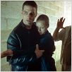 Minority Report : photo Samantha Morton, Steven Spielberg, Tom Cruise