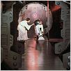 Star Wars : Episode IV - Un nouvel espoir (La Guerre des étoiles) : photo Carrie Fisher, George Lucas, Kenny Baker