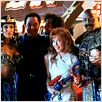 Mars Attacks! : Photo Annette Bening, Jim Brown, Tim Burton, Tom Jones