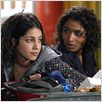 Les Tricheurs : photo Leïla Bekhti, Sara Martins