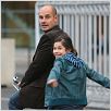 Une semaine sur deux (et la moitié des vacances scolaires) : photo Bernard Campan, Bertille Chabert, Ivan Calbérac