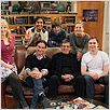 Photo Jim Parsons, Johnny Galecki, Kaley Cuoco, Kunal Nayyar, Leonard Nimoy