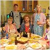 Les Tuche : photo Claire Nadeau, Isabelle Nanty, Jean-Paul Rouve, Olivier Baroux, Pierre Lottin