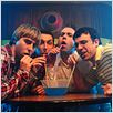 Les Boloss : photo Ben Palmer, Blake Harrison, James Buckley, Joe Thomas, Simon Bird