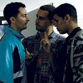 L'Ecole pour tous : photo Arié Elmaleh, Eric Rochant, Nader Boussandel, Reda Oudra