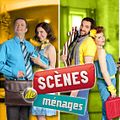 Scènes de ménages : photo Anne-Elisabeth Blateau, Audrey Lamy, David Mora, Frederic Bouraly, Gérard Hernandez