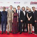 Avengers : L'ère d'Ultron : Photo Aaron Taylor-Johnson, Andy Serkis, Chris Evans, Chris Hemsworth, Elizabeth Olsen