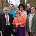 Les Profs 2 : Photo Arnaud Ducret, Didier Bourdon, Fred Tousch, Isabelle Nanty, Pierre-François Martin-Laval