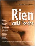 Rien, voilà l'ordre