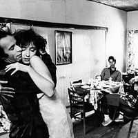 Down by Law : photo Jim Jarmusch, John Lurie, Nicoletta Braschi, Roberto Benigni, Tom Waits