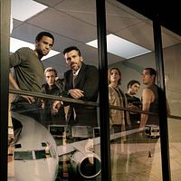 Sleeper Cell : photo Henri Lubatti, Kevin Alejandro, Michael Ealy, Oded Fehr, Omid Abtahi