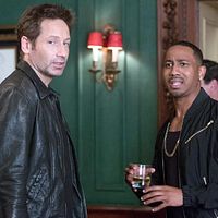 Photo Brandon T. Jackson, David Duchovny