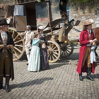 Les Visiteurs - La Révolution : Photo Alex Lutz, Ary Abittan, Stéphanie Crayencour