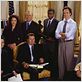 À la Maison blanche : photo Allison Janney, Bradley Whitford, Dule Hill, Janel Moloney, John Spencer