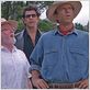 Jurassic Park : photo Jeff Goldblum, Laura Dern, Martin Ferrero, Richard Attenborough, Sam Neill