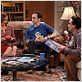 Photo Jim Parsons, Johnny Galecki, Laurie Metcalf