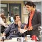 Photo Andy Samberg, Melissa Fumero