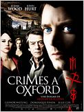 Crimes à Oxford