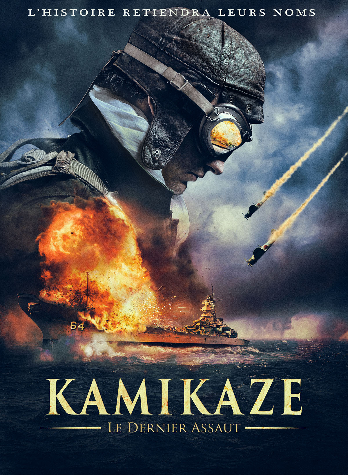 kamikaze assaut dans le pacifique
