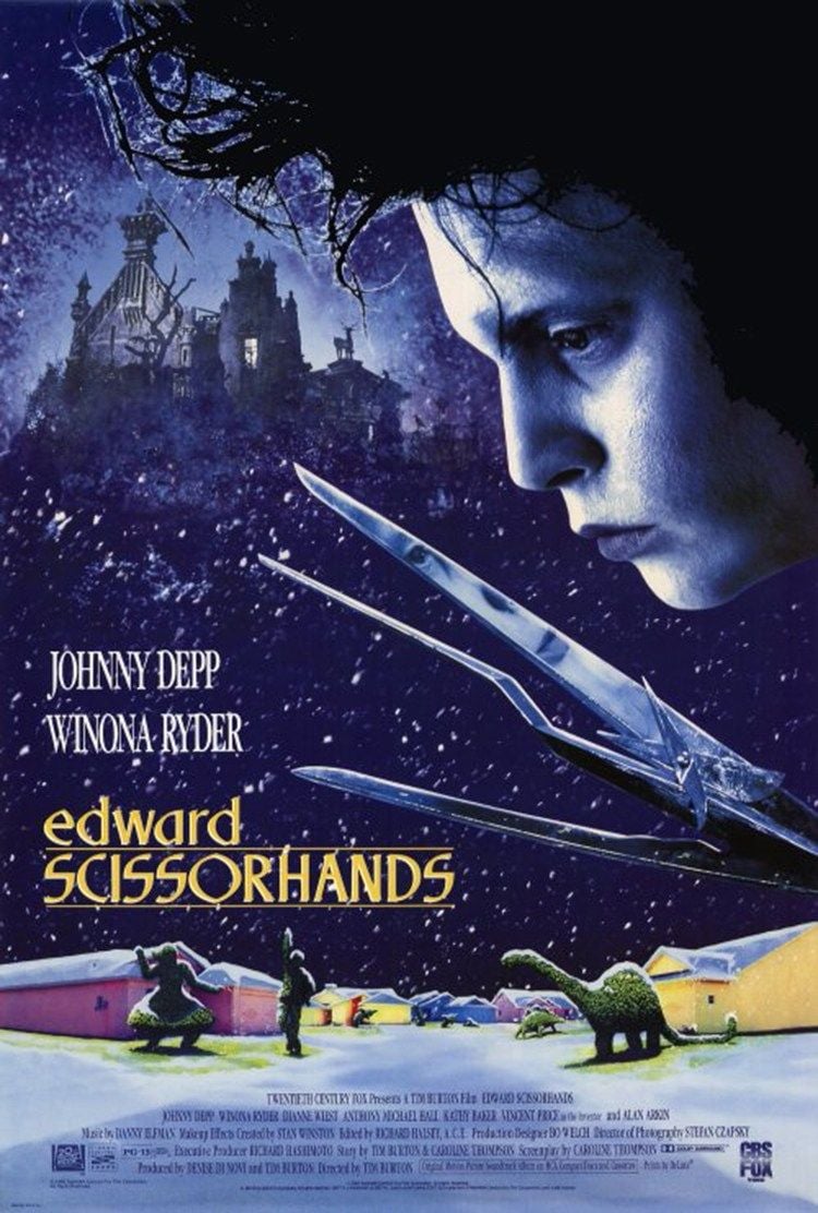 Edward Aux Mains D Argent Film Complet Gratuit Affiche du film Edward aux mains d'argent - Affiche 2 sur 2 - AlloCiné