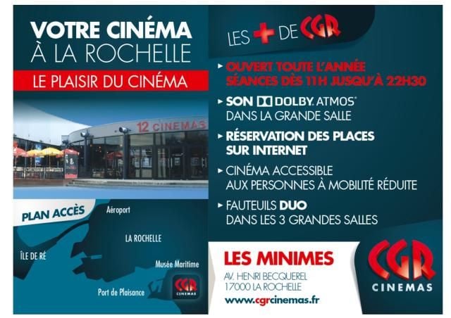 Cinéma Cgr La Rochelle Les Minimes La Rochelle Cinéma CGR La Rochelle les Minimes à La Rochelle - Achat ticket cinéma