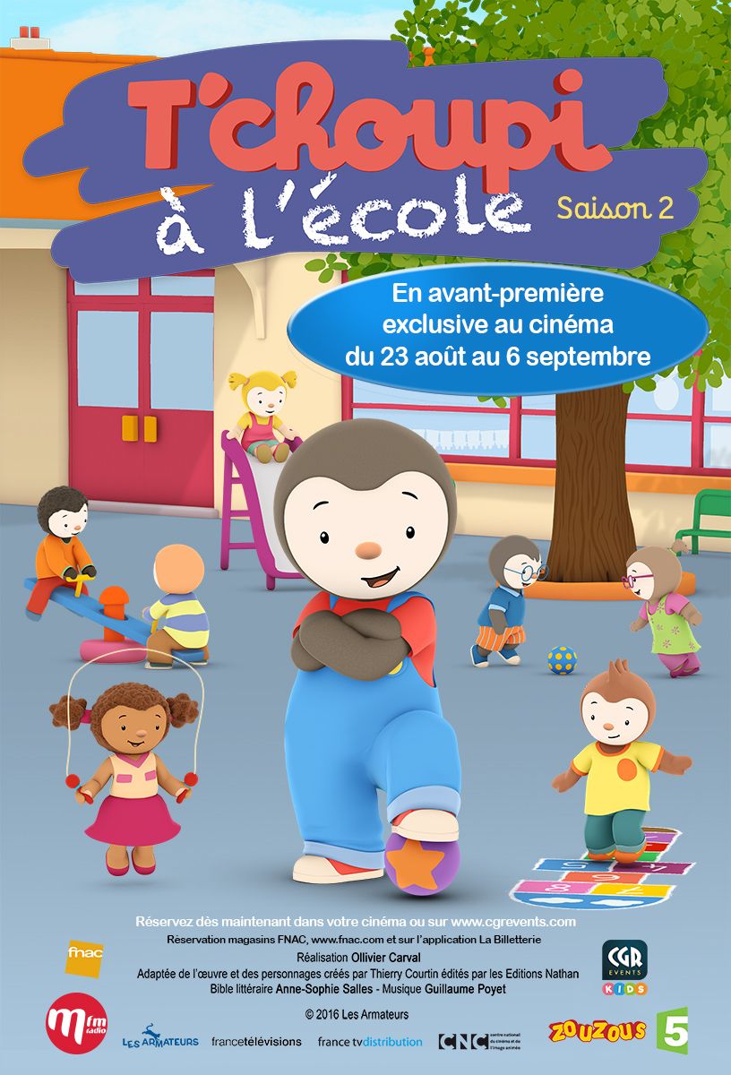Un Ami Au Petit Soin Saison 2 T’choupi à l’école ! - Saison 2 inédite (CGR Events) (2017) au Cinéma