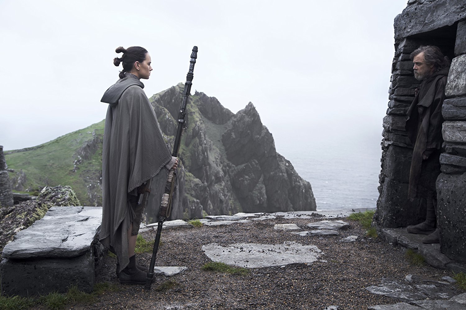 Rey et Luke Skywalker sont Les derniers Jedi