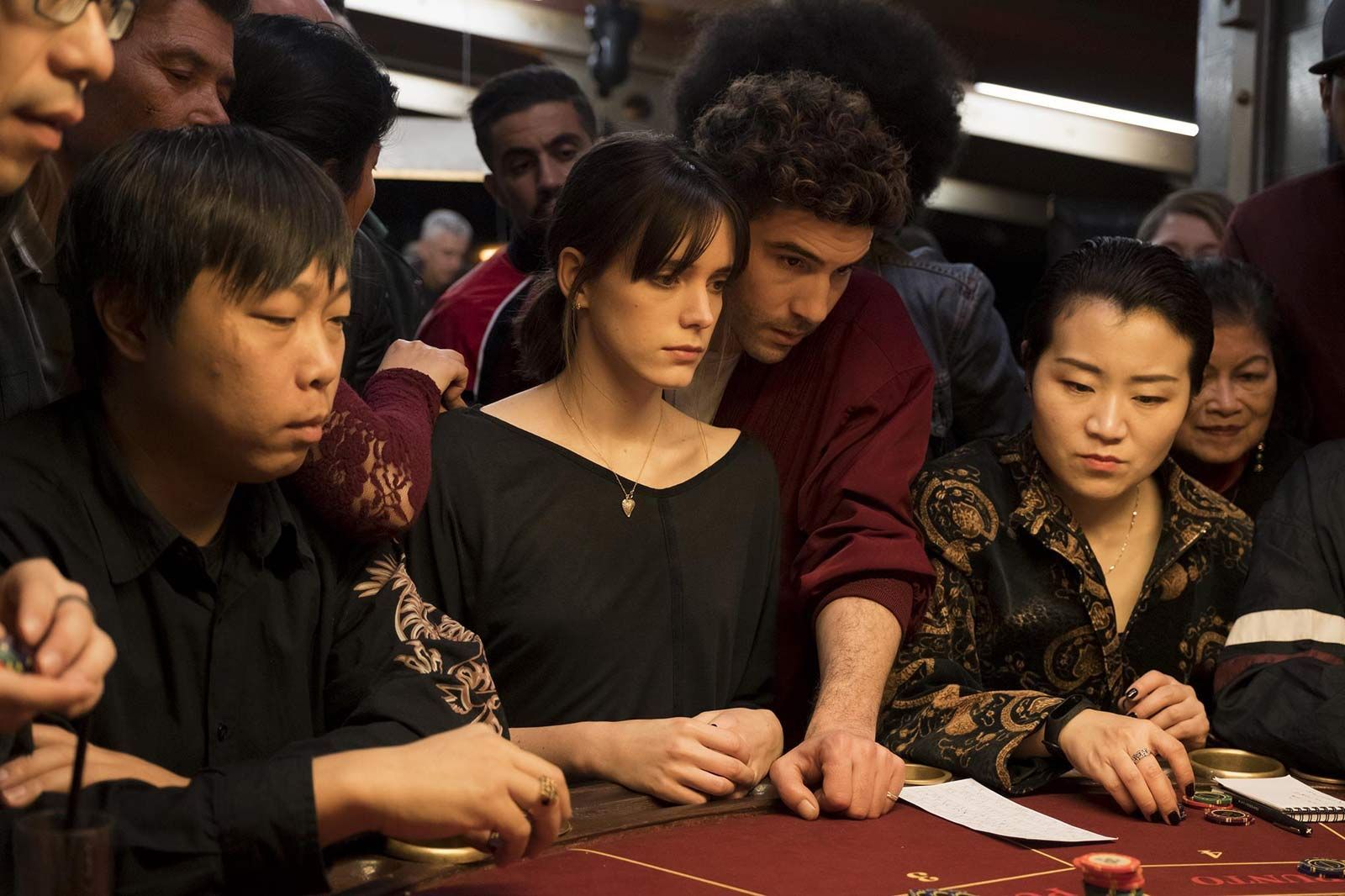 Joueurs avec Stacy Martin et Tahar Rahim