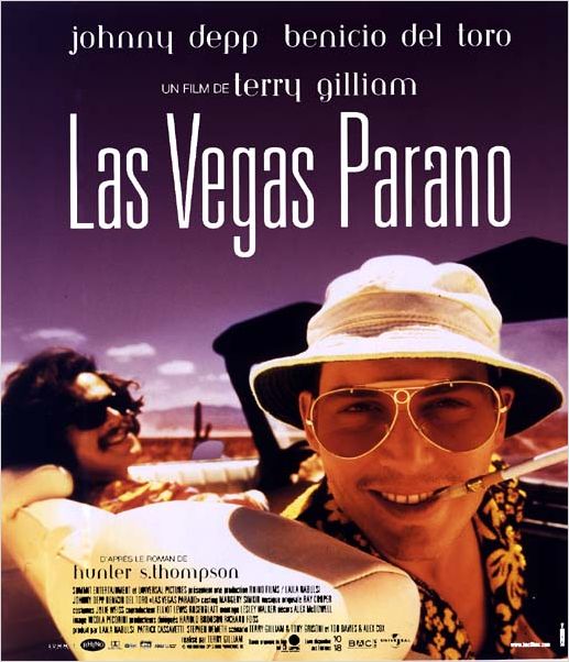 Las Vegas parano : affiche Benicio Del Toro, Johnny Depp, Terry Gilliam