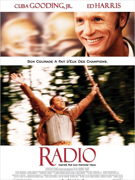 Radio : affiche Cuba Gooding Jr., Ed Harris, Michael Tollin