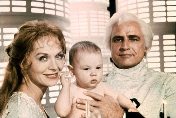 Superman : Photo Marlon Brando, Richard Donner, Susannah York