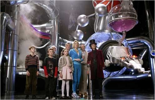 Charlie et la chocolaterie : photo Freddie Highmore, Johnny Depp, Jordan Fry, Julia Winter, Missi Pyle