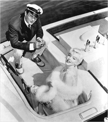 Certains l'aiment chaud : Photo Billy Wilder, Marilyn Monroe, Tony Curtis
