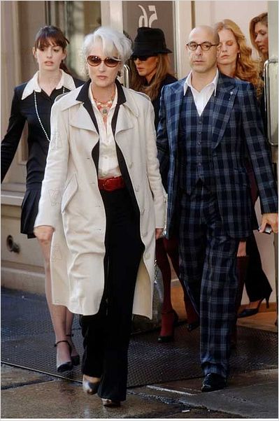 Le Diable s'habille en Prada : photo Anne Hathaway, David Frankel, Meryl Streep, Stanley Tucci
