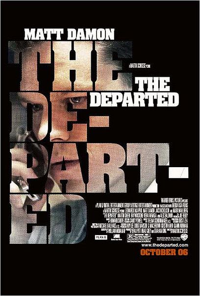 Les Infiltrés : affiche Martin Scorsese, Matt Damon