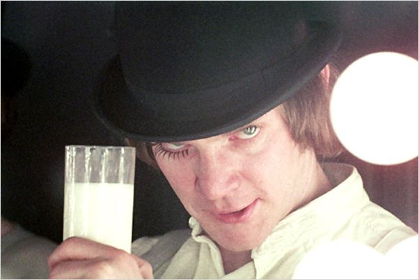Orange mécanique : Photo Malcolm McDowell, Stanley Kubrick