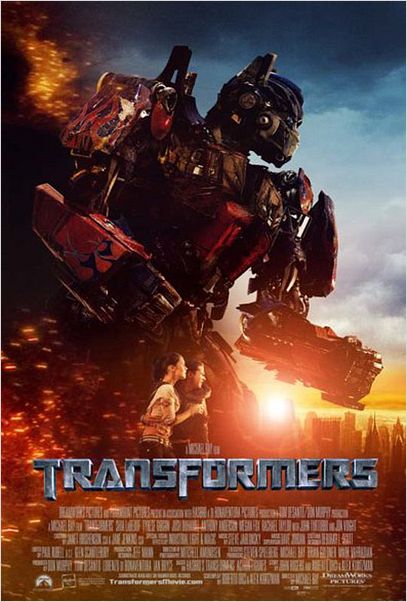 Transformers : affiche Megan Fox, Michael Bay, Shia LaBeouf