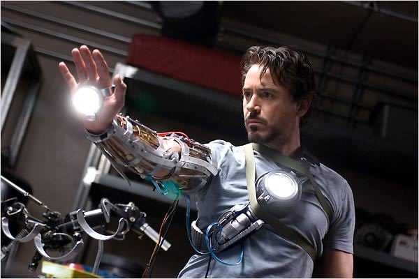 Iron Man : Photo Jon Favreau, Robert Downey Jr.