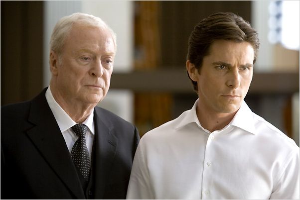 The Dark Knight, Le Chevalier Noir : Photo Christian Bale, Christopher Nolan, Michael Caine