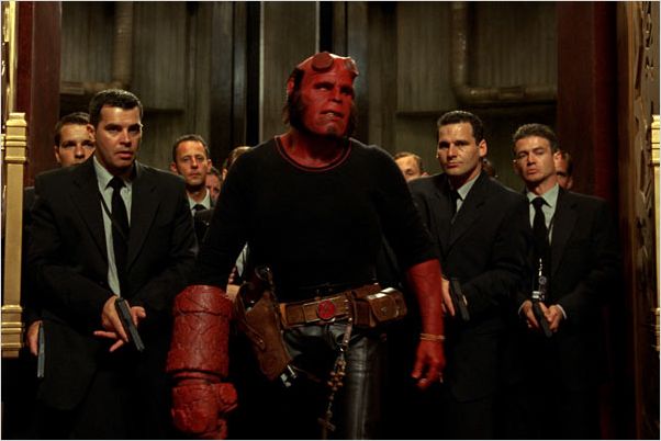 Hellboy II les légions d'or maudites : photo Guillermo del Toro, Ron Perlman