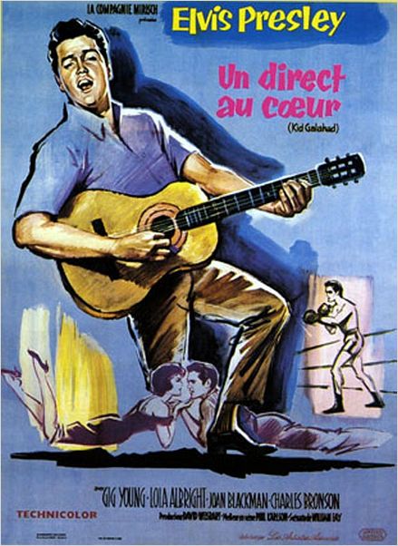 Un Direct au coeur : affiche Elvis Presley, Phil Karlson