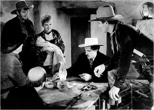 La Chevauchée fantastique : photo Andy Devine, Claire Trevor, John Carradine, John Ford, John Wayne