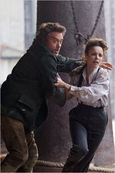 Sherlock Holmes : Photo Guy Ritchie, Rachel McAdams, Robert Downey Jr.