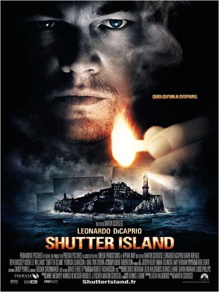 Shutter Island : affiche Martin Scorsese