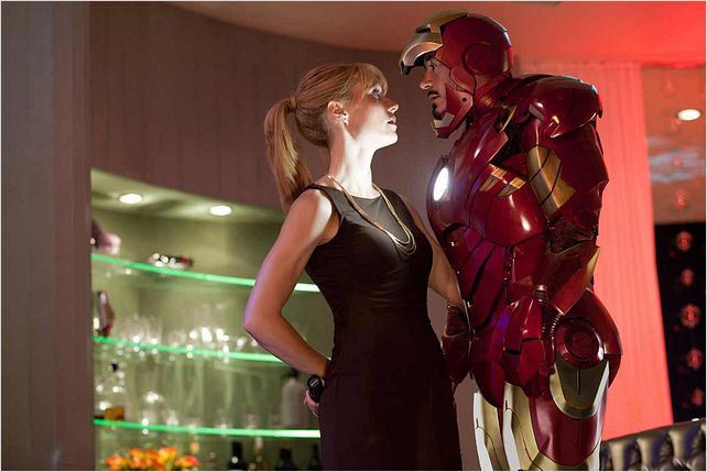 Iron Man 2 : Photo Gwyneth Paltrow, Jon Favreau, Robert Downey Jr.