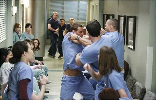 Grey's Anatomy : Photo Jesse Williams, Justin Chambers, Robert Baker