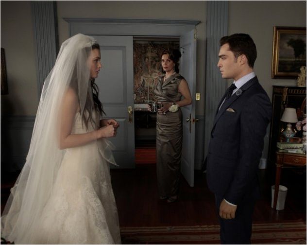 Gossip Girl : photo Ed Westwick, Leighton Meester, Margaret Colin