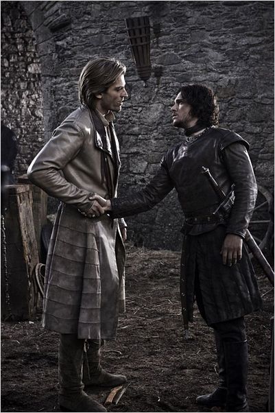 Game of Thrones : photo Kit Harington, Nikolaj Coster-Waldau