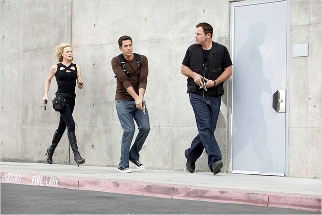 Chuck : photo Adam Baldwin, Yvonne Strahovski, Zachary Levi