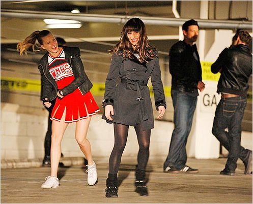 Photo Cory Monteith, Heather Morris, Lea Michele